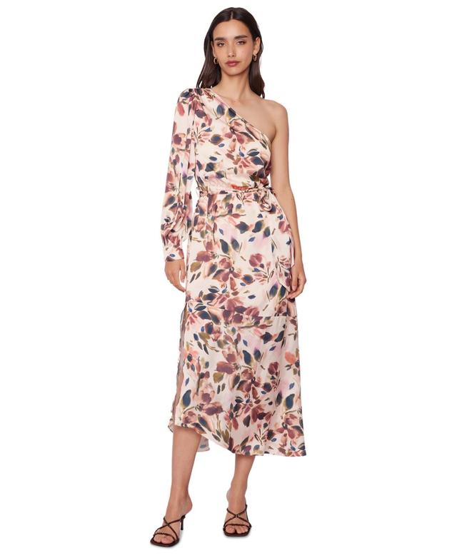 Lost + Wander Womens Thea Floral-Print One-Shoulder Maxi Dress Product Image