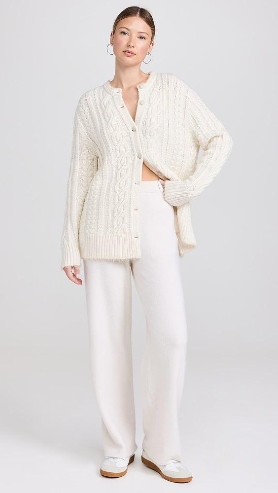 Guest in Residence Rossella Cable Cardigan In Cashmere Blend | Shopbop Product Image