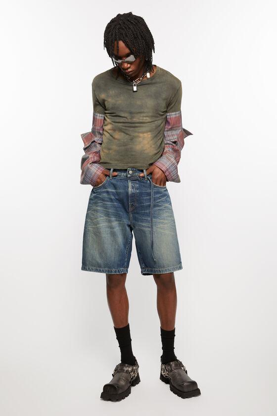 Loose fit denim shorts Product Image