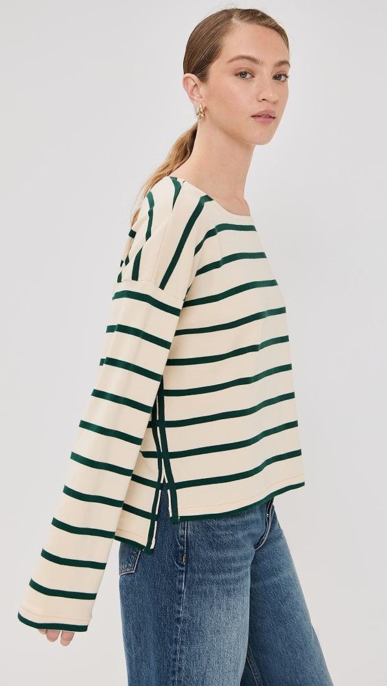 La Ligne Long Sleeve Breton Tee | Shopbop Product Image