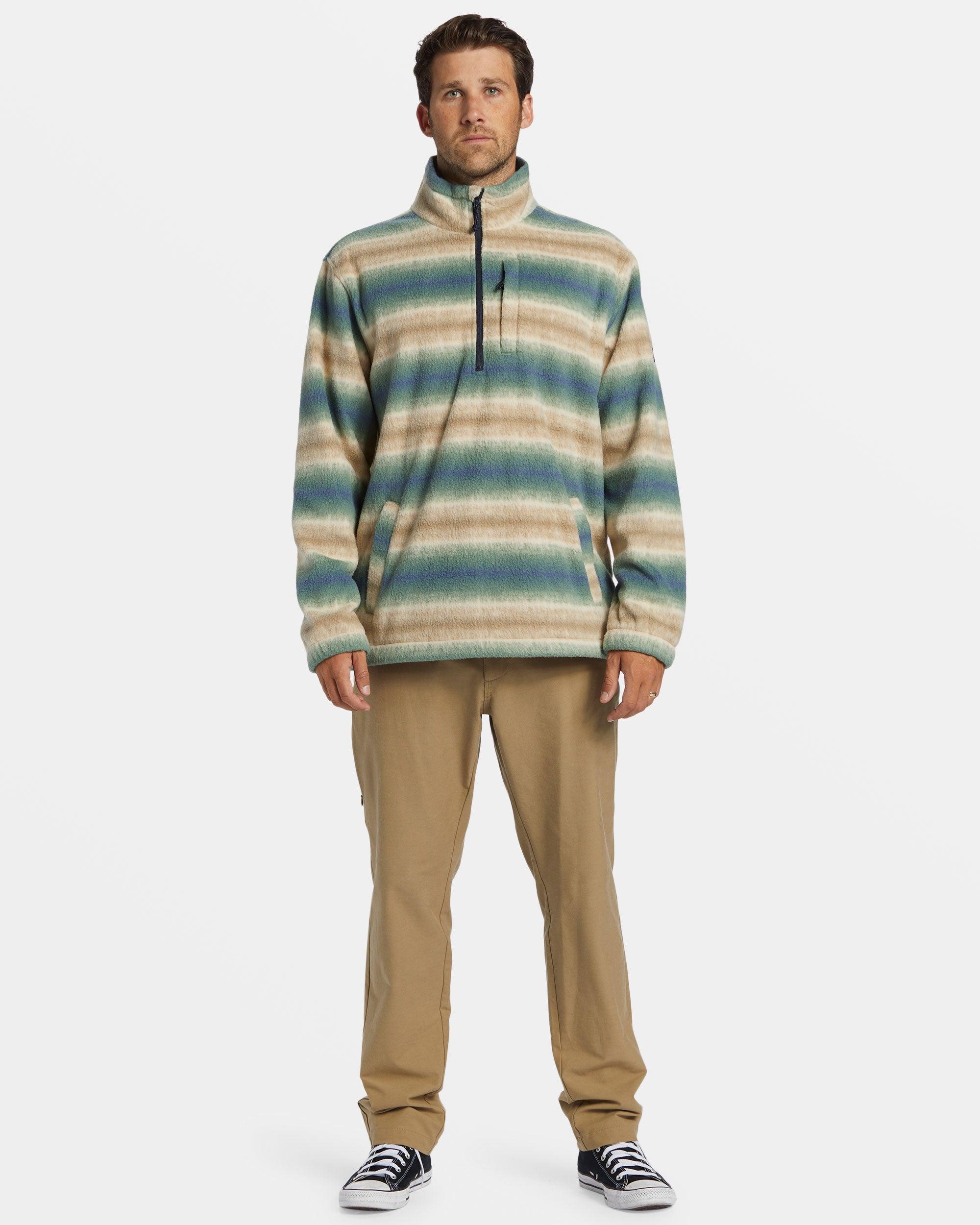 Boundary Polar Fleece Half Zip Pullover - Dune Male Product Image