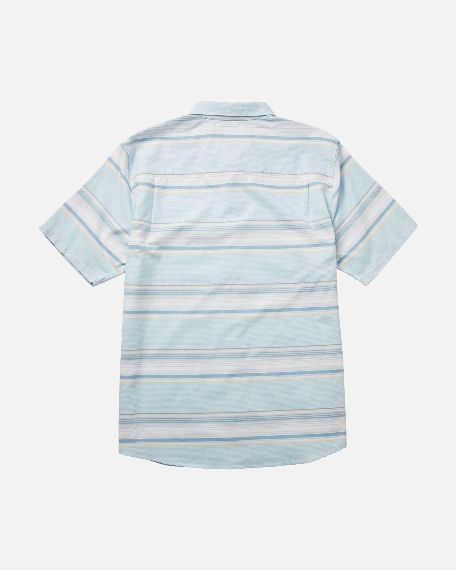 Puerto S/S Woven - Sea Blue Male Product Image