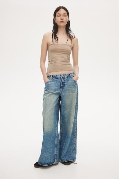 Baggy Wide Low Jeans Product Image