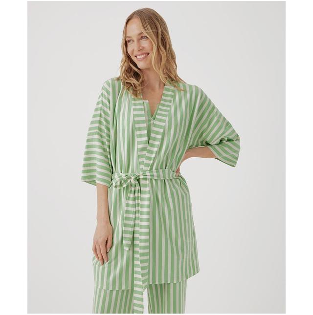 Pact Womens Organic Cotton Staycation Short Robe Product Image