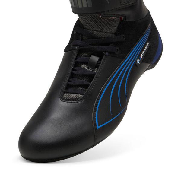 PUMA BMW M Motorsport Future Cat Mid Men's Sneakers in Black/Cool Cobalt Product Image