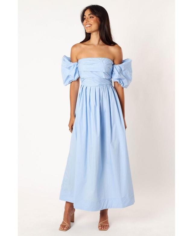 Petal and Pup Womens Solana Off Shoulder Midi Dress Product Image