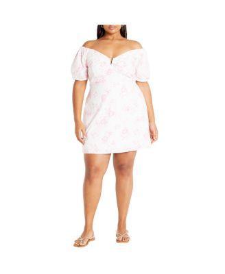 Plus Size Martine Print Dress Product Image