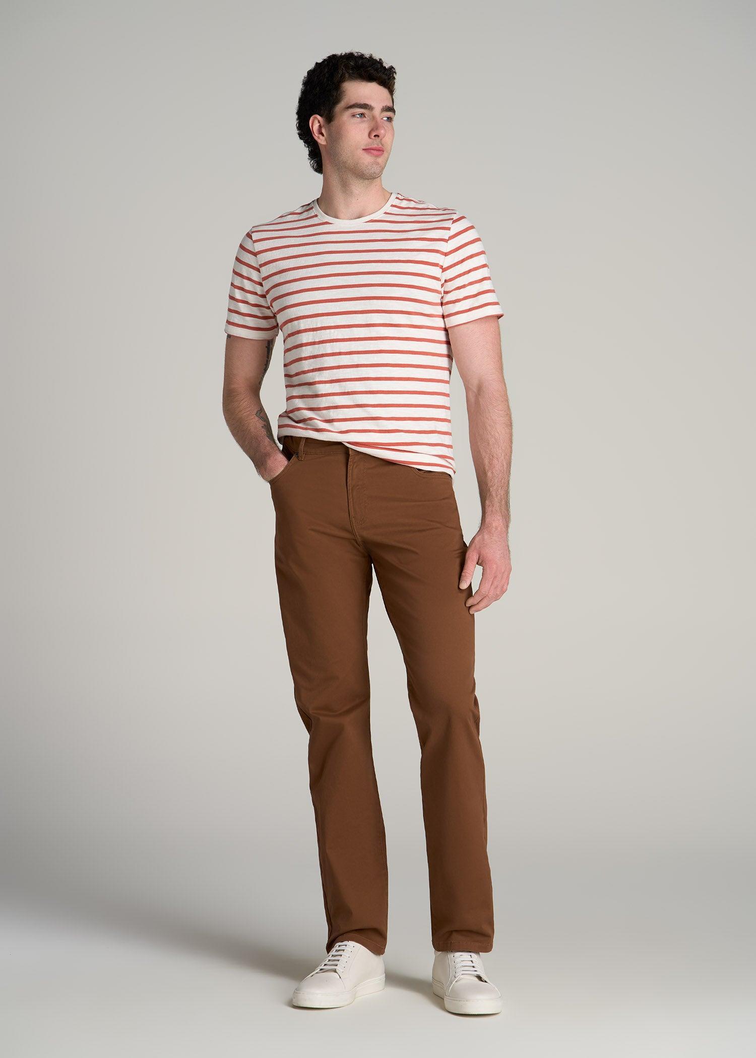 J1 STRAIGHT Leg Five-Pocket Pants for Tall Men in Nutshell Male Product Image