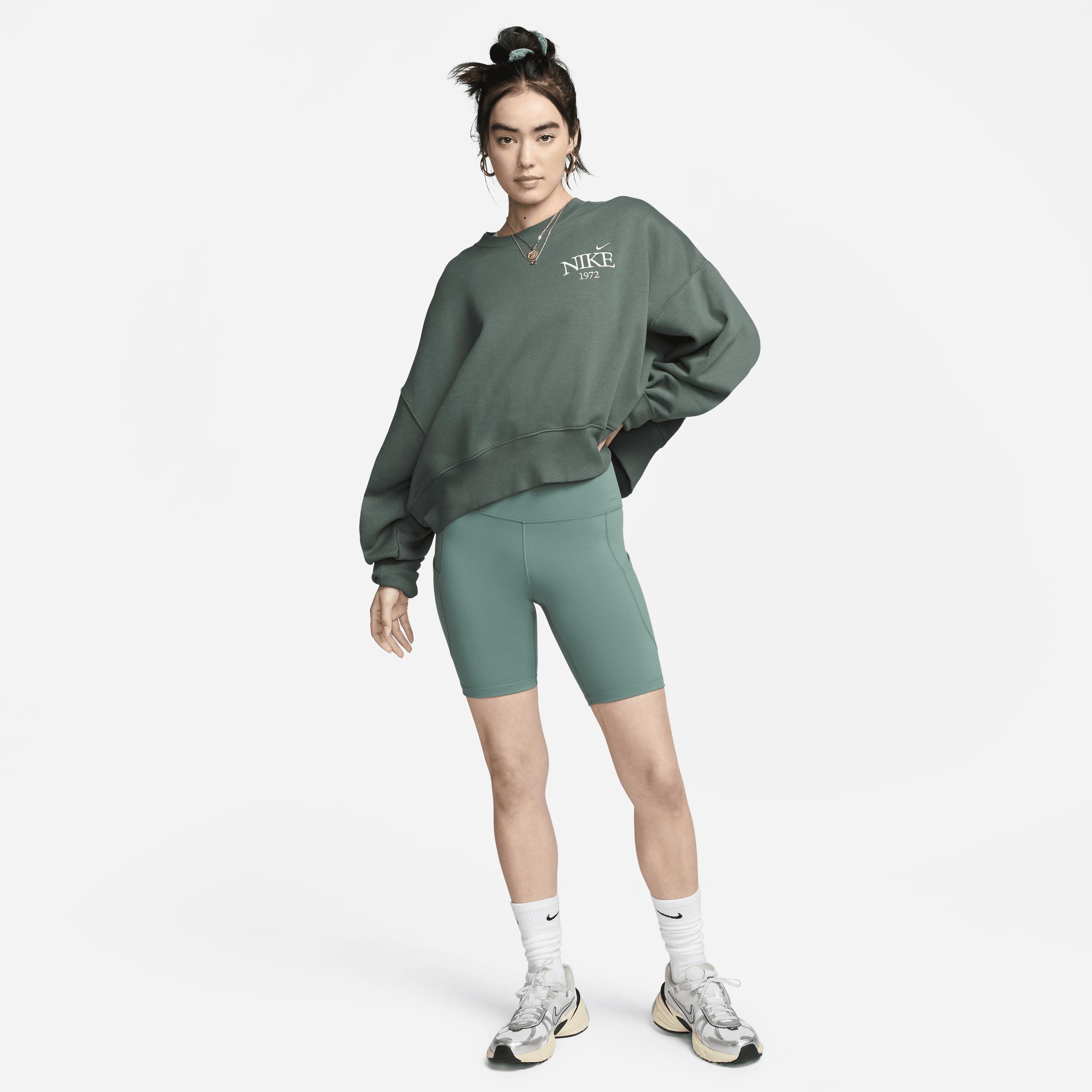 Nike Women's One High-Waisted 8" Biker Shorts with Pockets Product Image