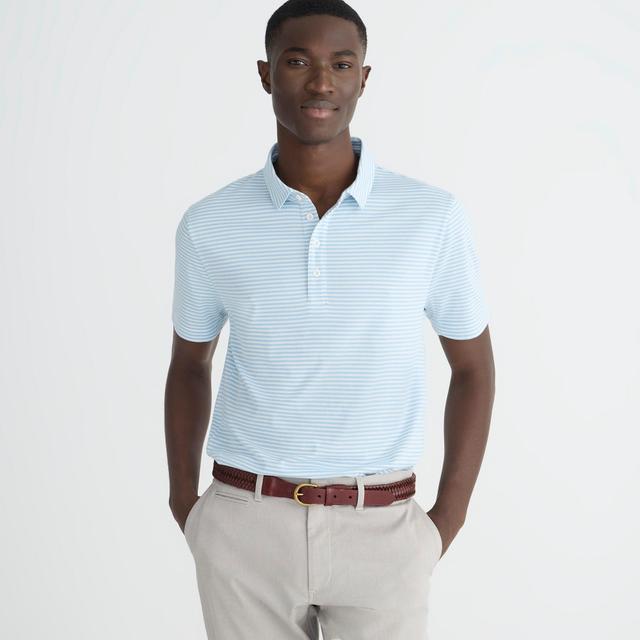 Performance polo shirt with COOLMAX® in stripe Product Image