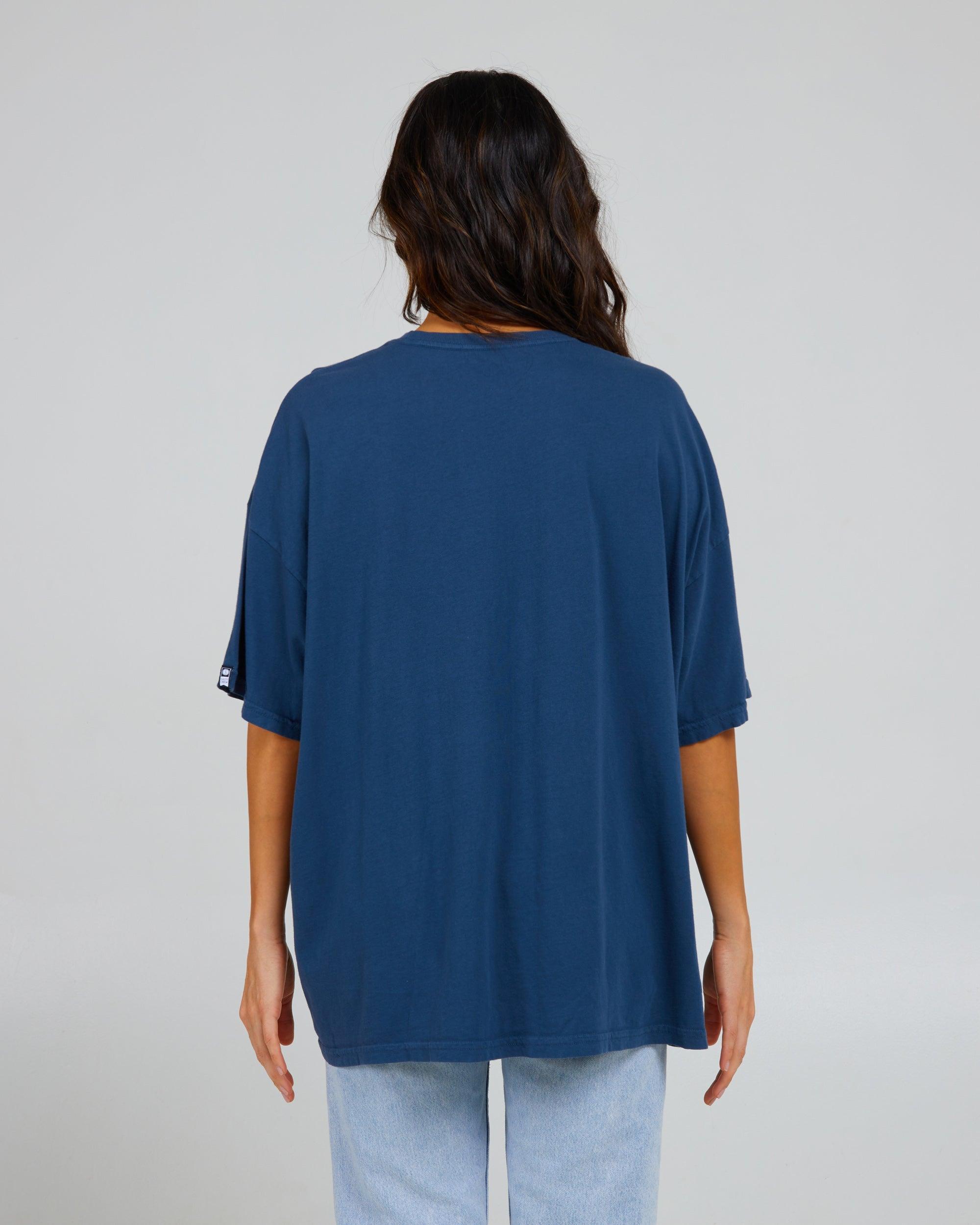 Big Wave Cover Up Tee - Denim Female Product Image