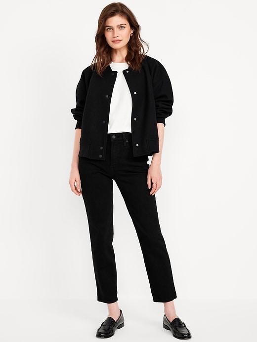 High-Waisted OG Straight Ankle Jeans Product Image