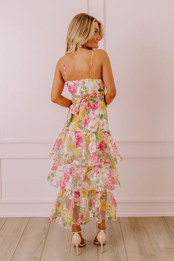 Pass The Bubbly Organza Maxi Dress Product Image