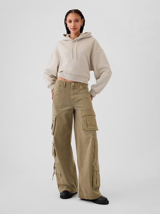 Mid Rise Relaxed Cargo Pants Product Image