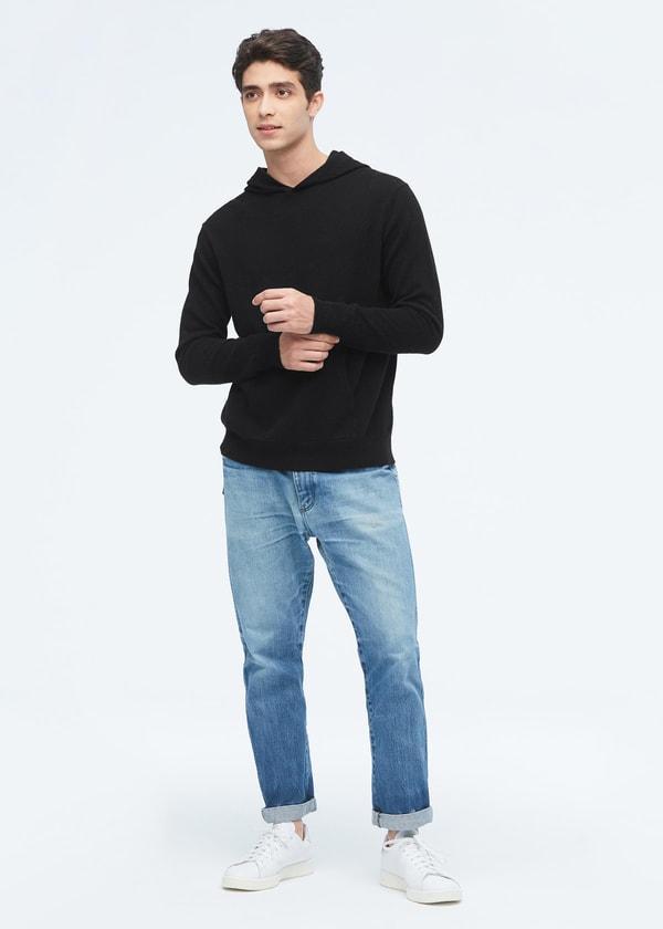 Cashmere Pullover Hoodie For Men Product Image