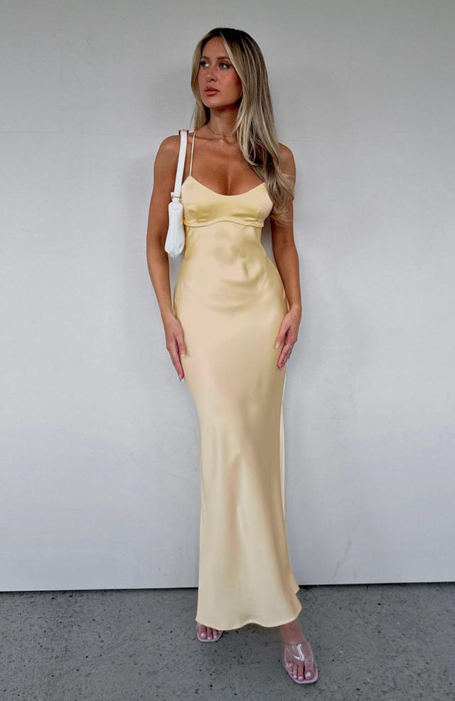 It's Not The Same Maxi Dress Lemon Product Image