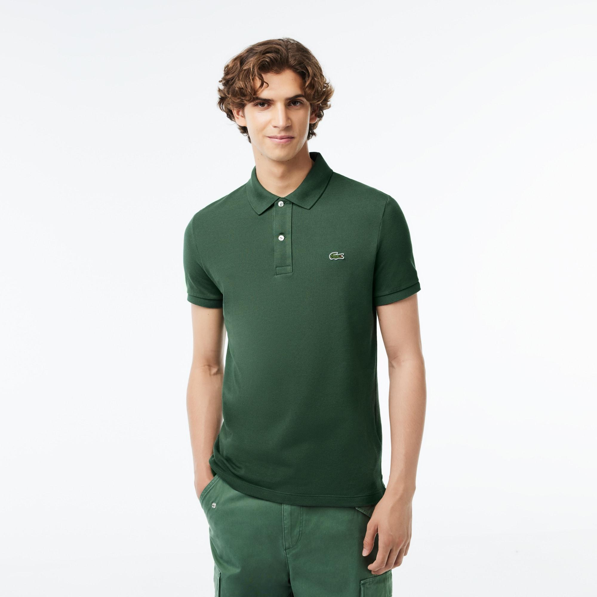 Slim Fit L.12.12 Piqué Polo Shirt Product Image