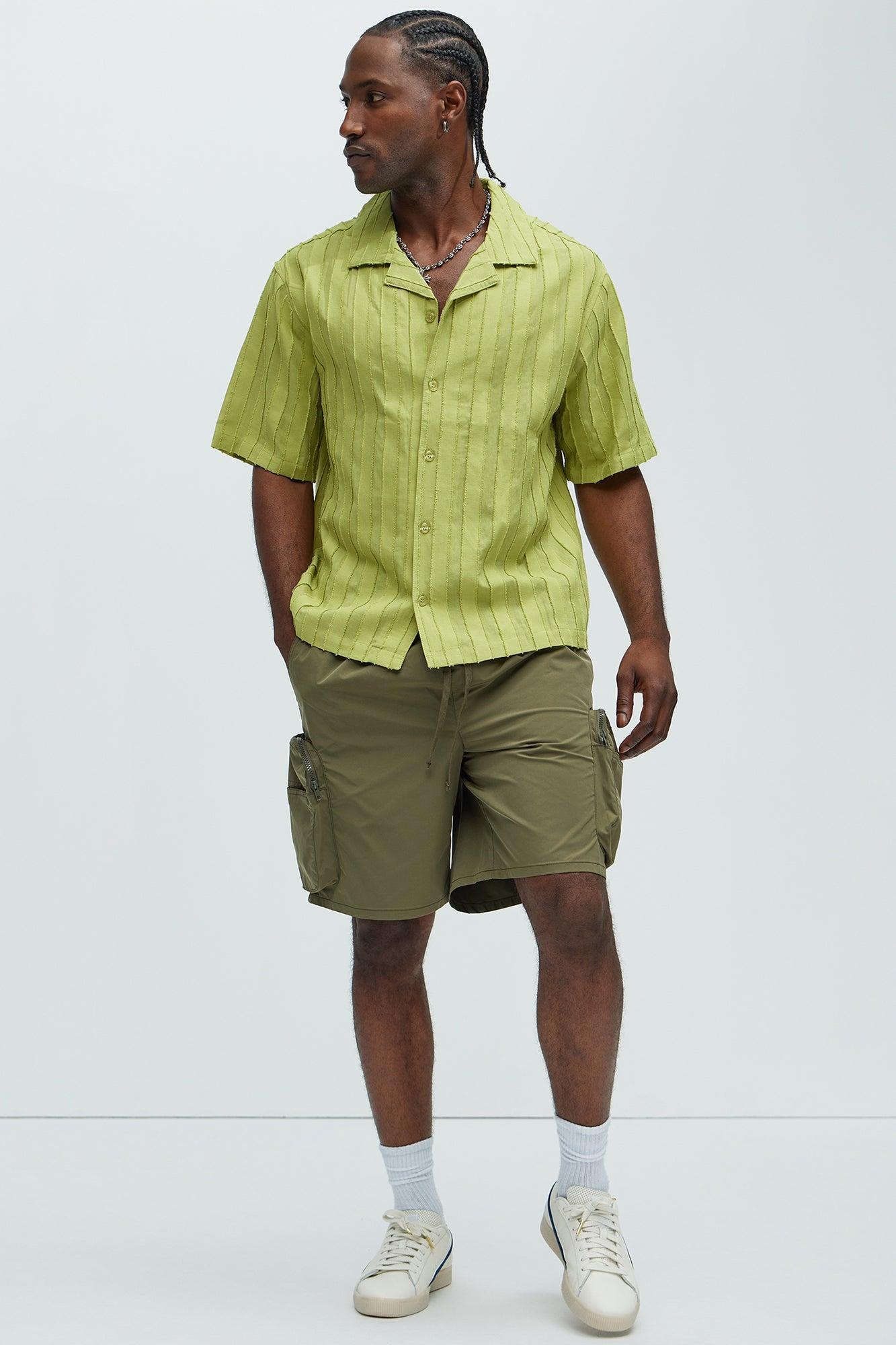 Gage Cargo Shorts - Olive Product Image