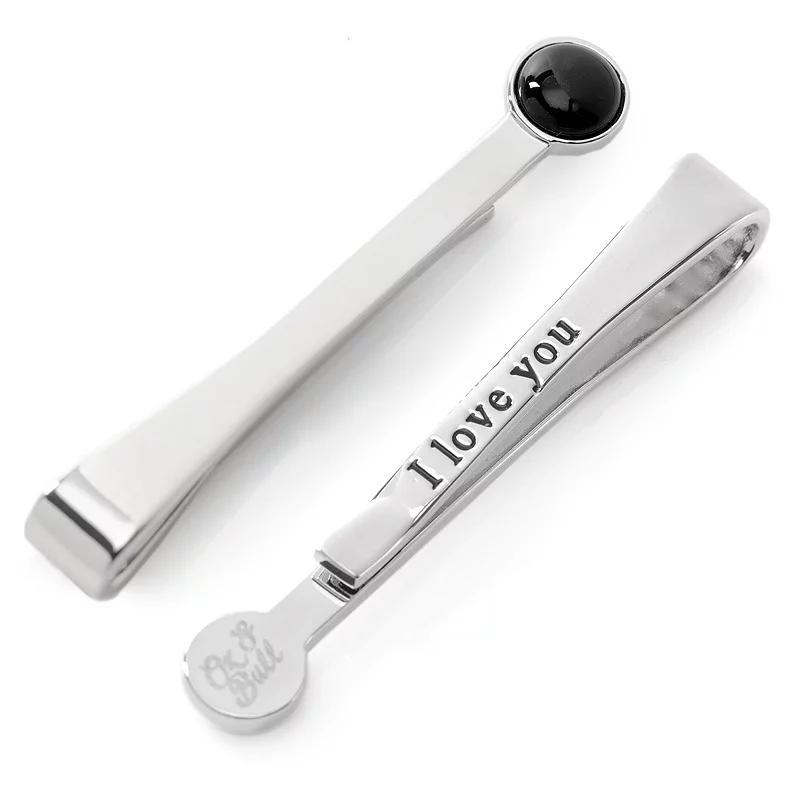 Cufflinks, Inc. I Love You Onyx Tie Bar Product Image