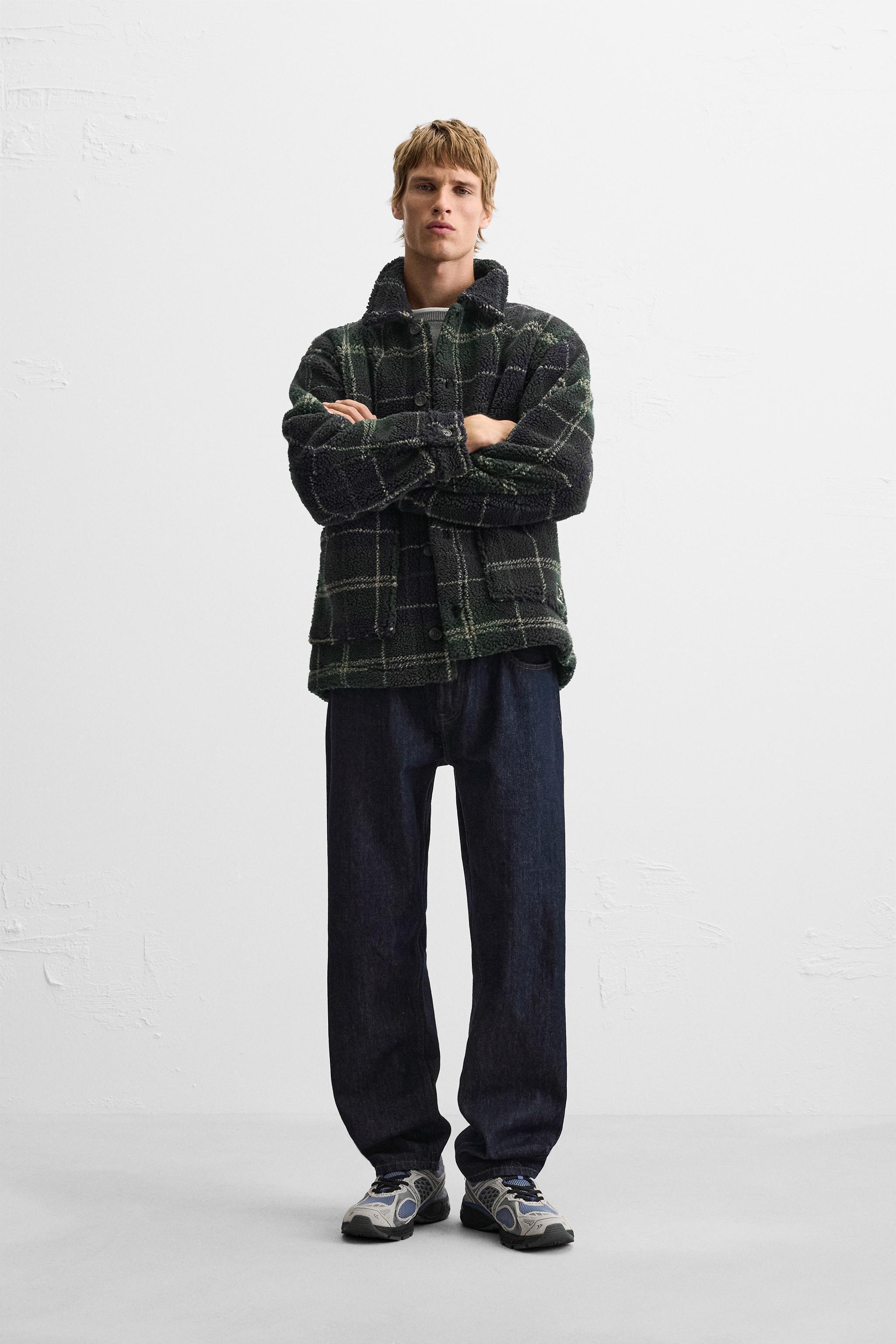 JACQUARD FLEECE OVERSHIRT Product Image