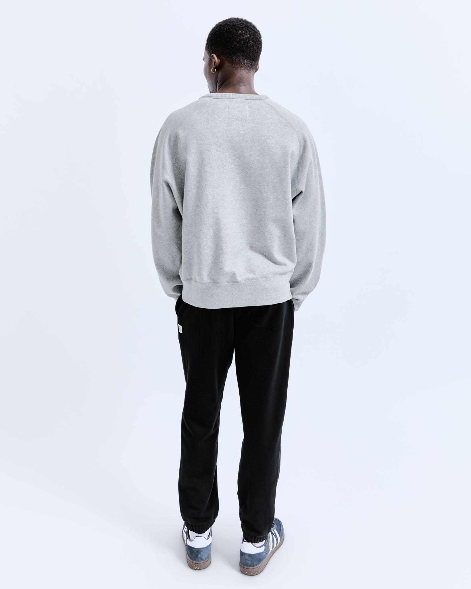 Midweight Terry Relaxed Crewneck Male Product Image