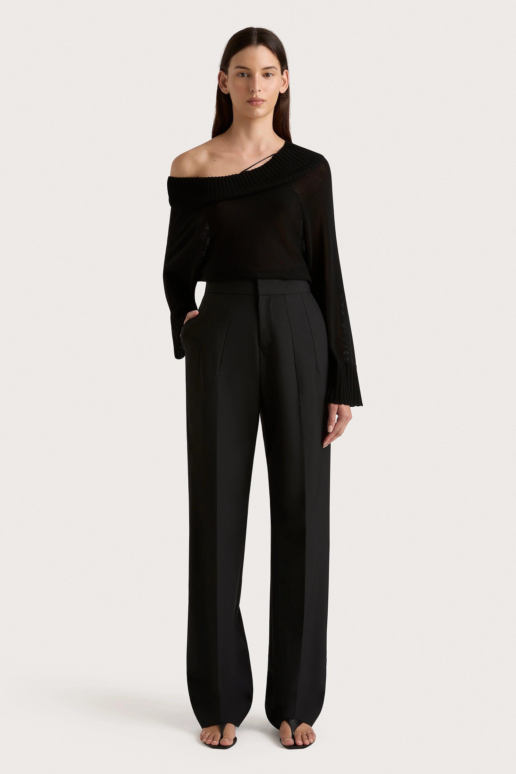 Cecilie Knit Top Black Product Image