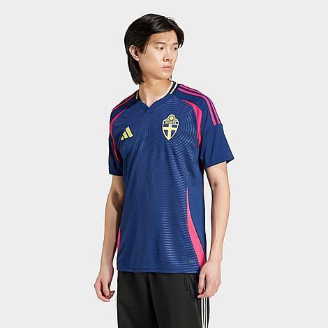 Adidas Mens Navy Sweden National Team 2024 Away Replica Jersey - Navy Product Image