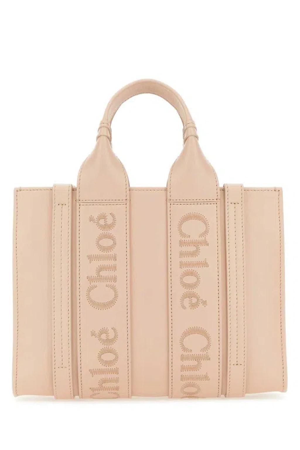 Small Woody Tote Bag In Pink Product Image