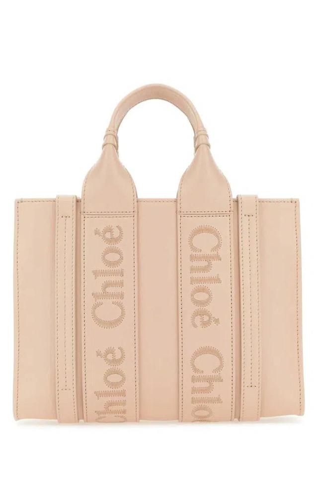 Small Woody Tote Bag In Pink Product Image