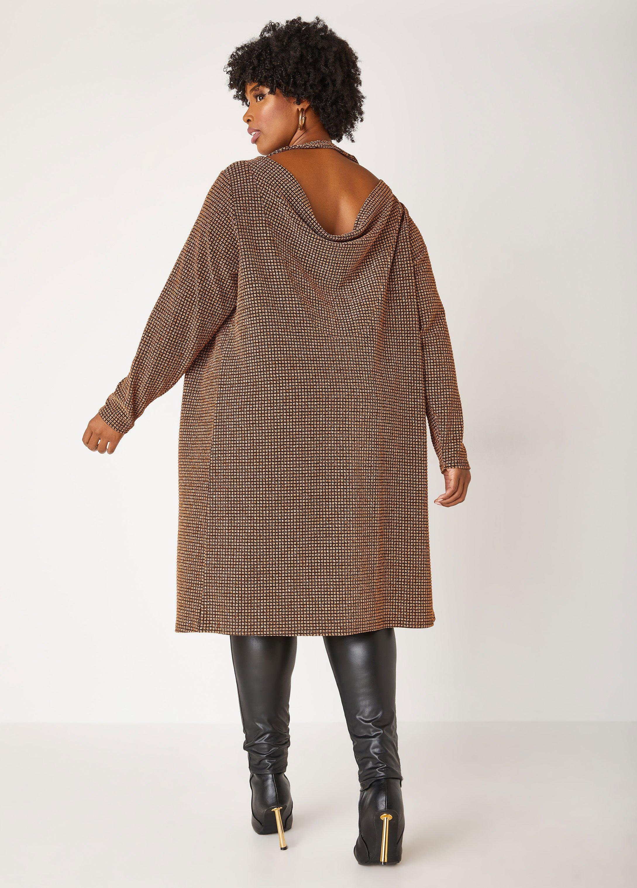 Draped Lurex™ Cutout Duster Product Image