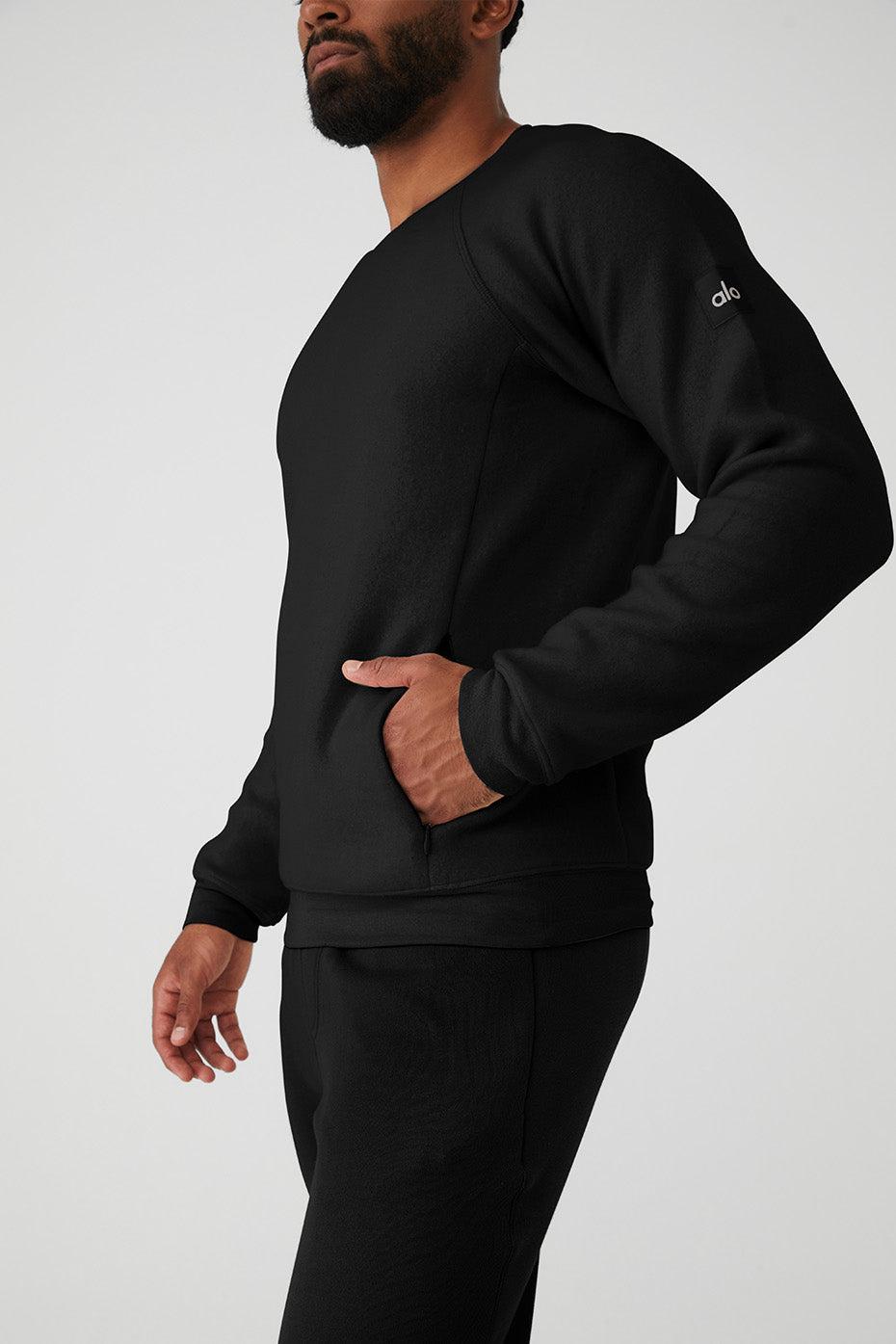 Triumph Crew Neck Sweatshirt - Black Male Product Image