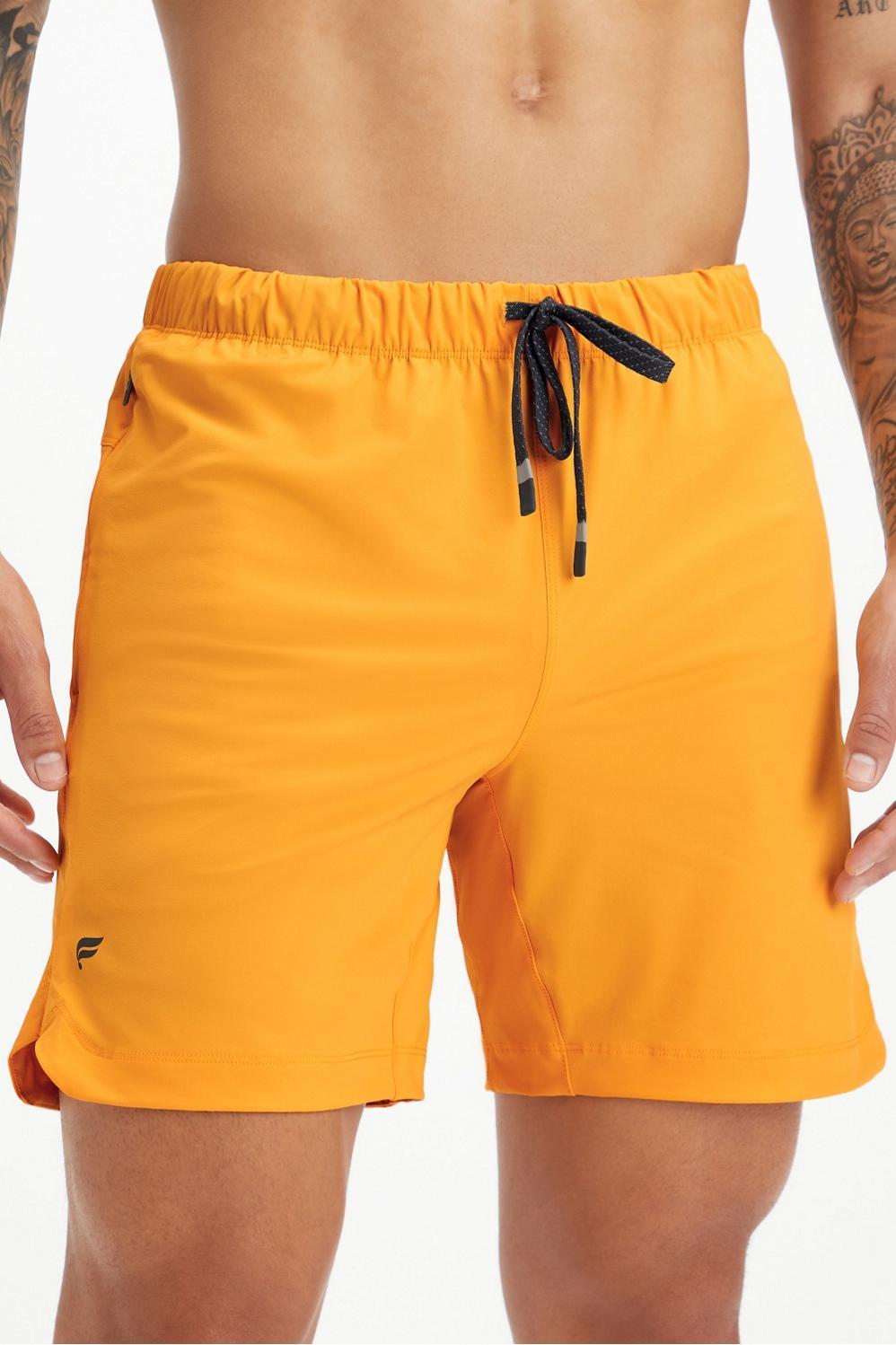 Fabletics Men The One Short male Golden Ochre Size L Product Image