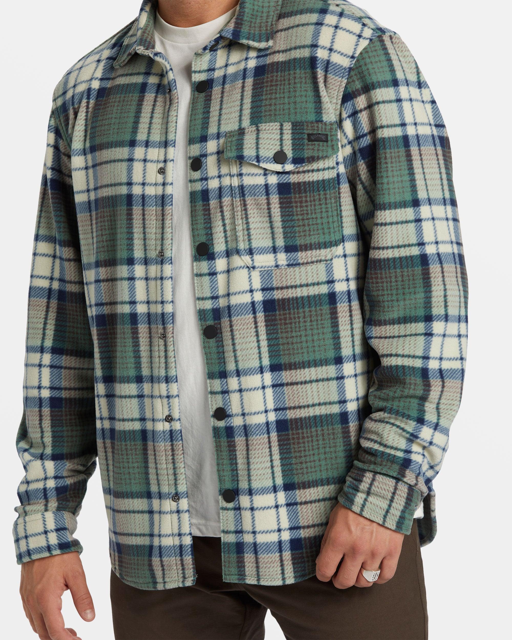 A/Div Furnace Long Sleeve Flannel Shirt - Taupe Male Product Image