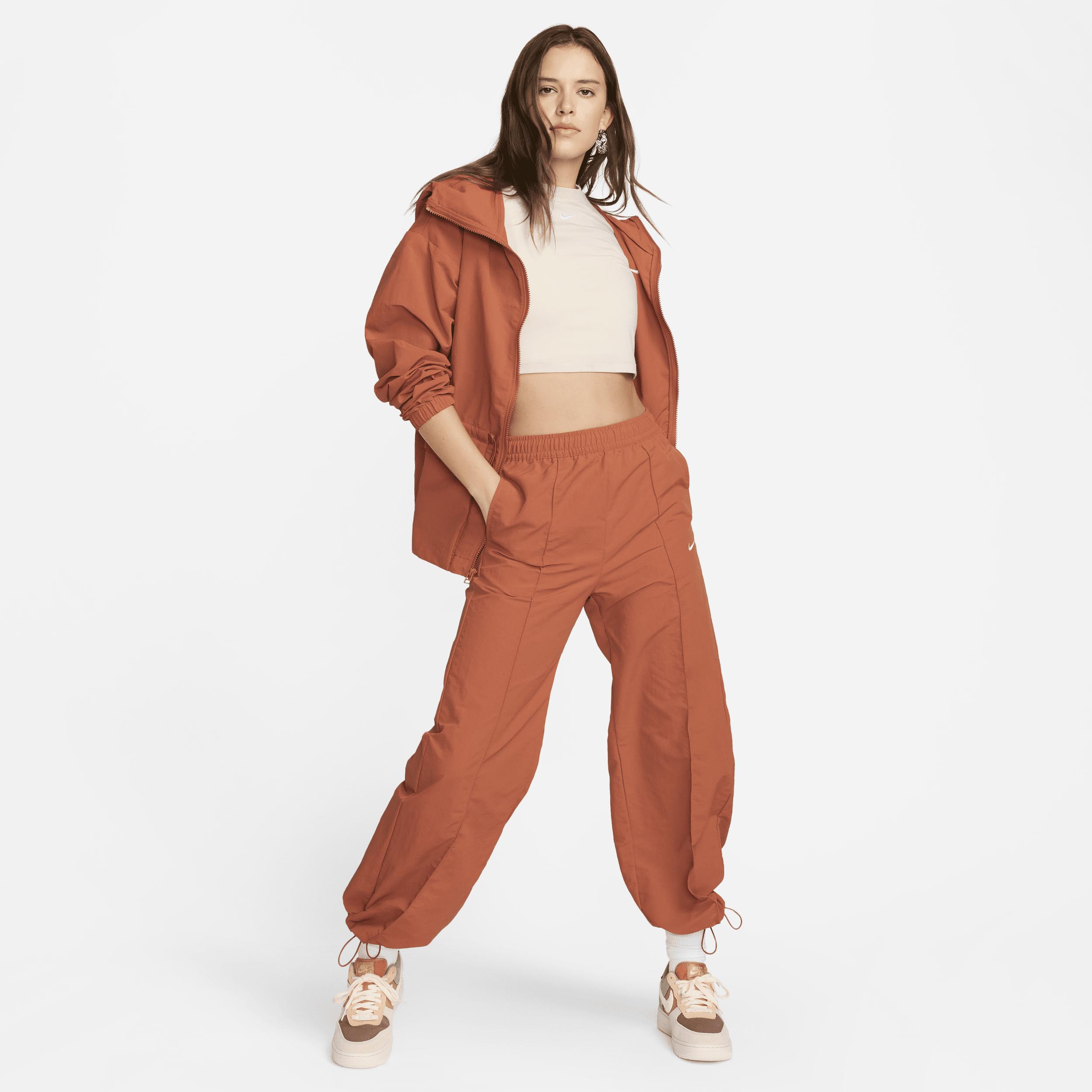 Nike Womens Nike Trend Woven Mid Rise Pants - Womens Sail/Burnt Sunrise Product Image