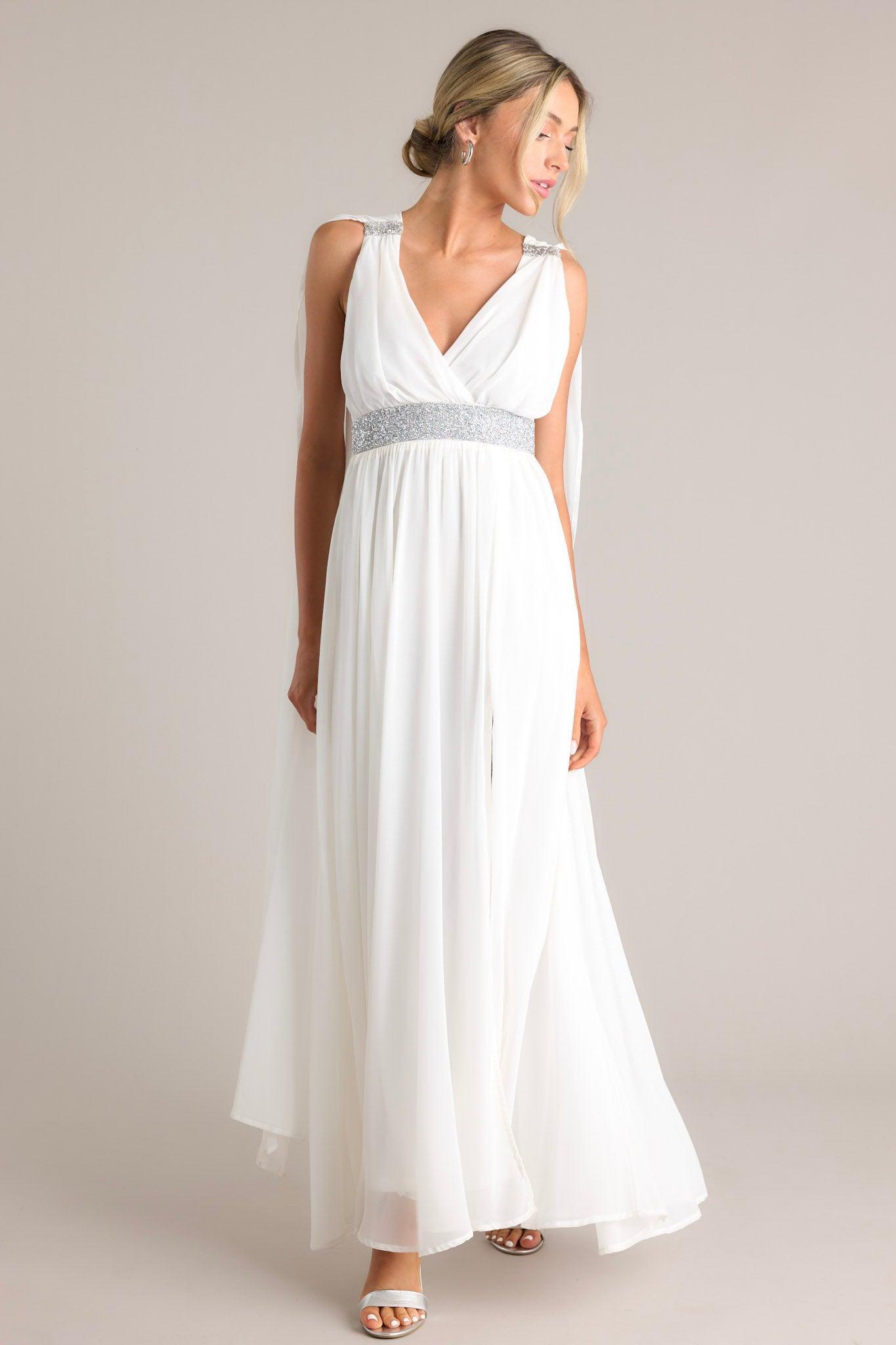 Everyone's Desire White Maxi Dress Product Image