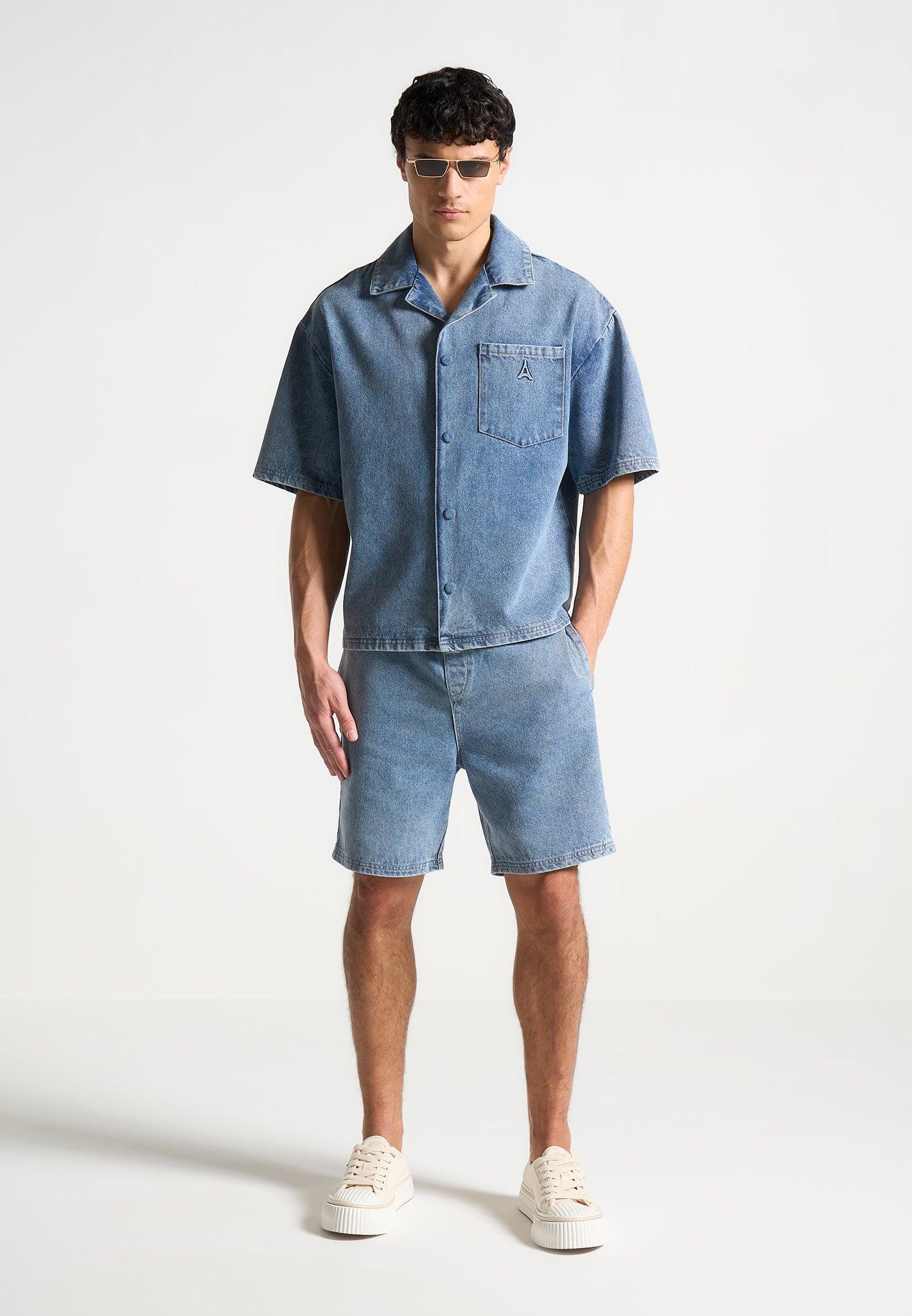 Denim Shorts - Mid Blue Male product image