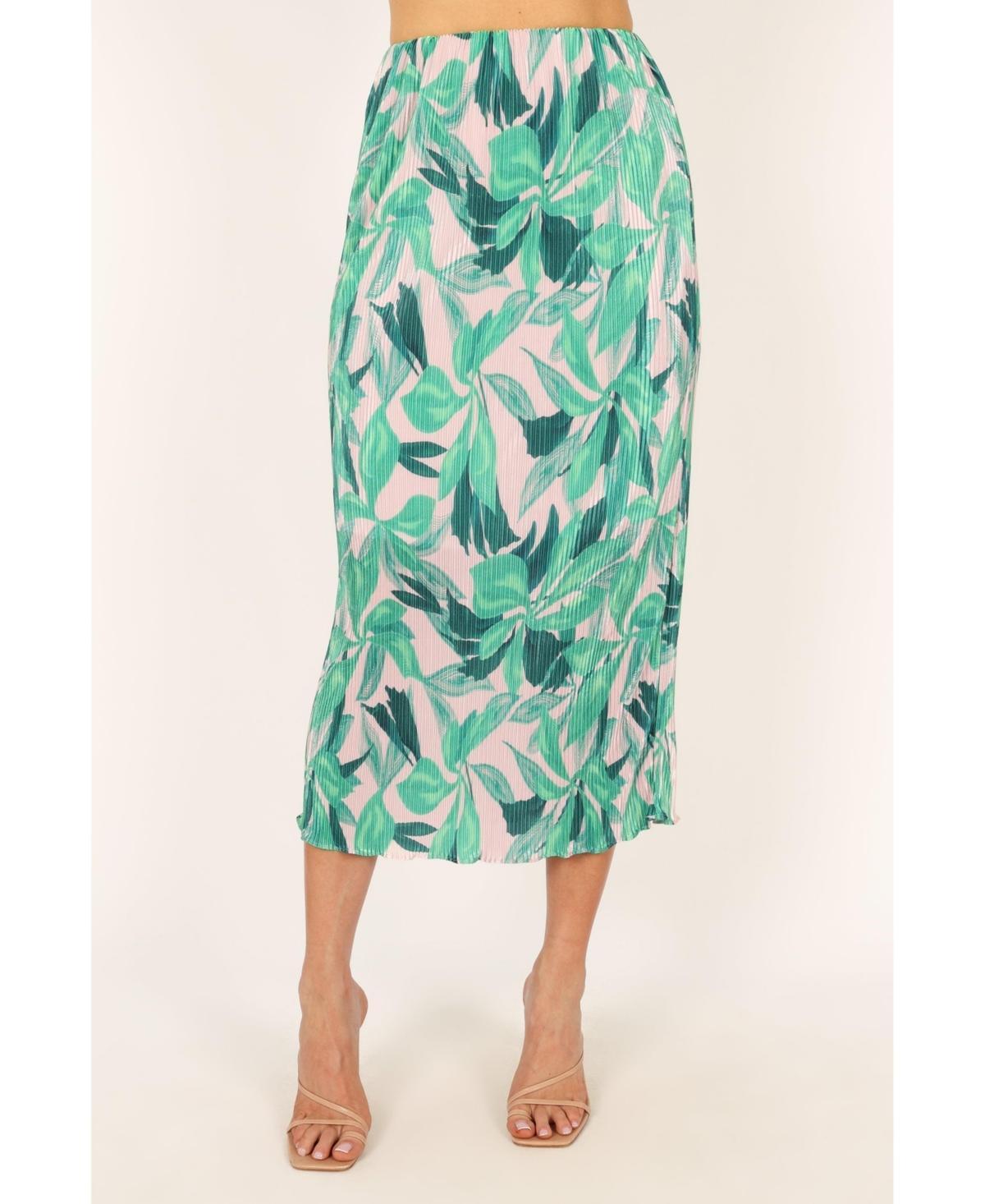 Petal and Pup Womens Minelli Pleat Midi Skirt Product Image