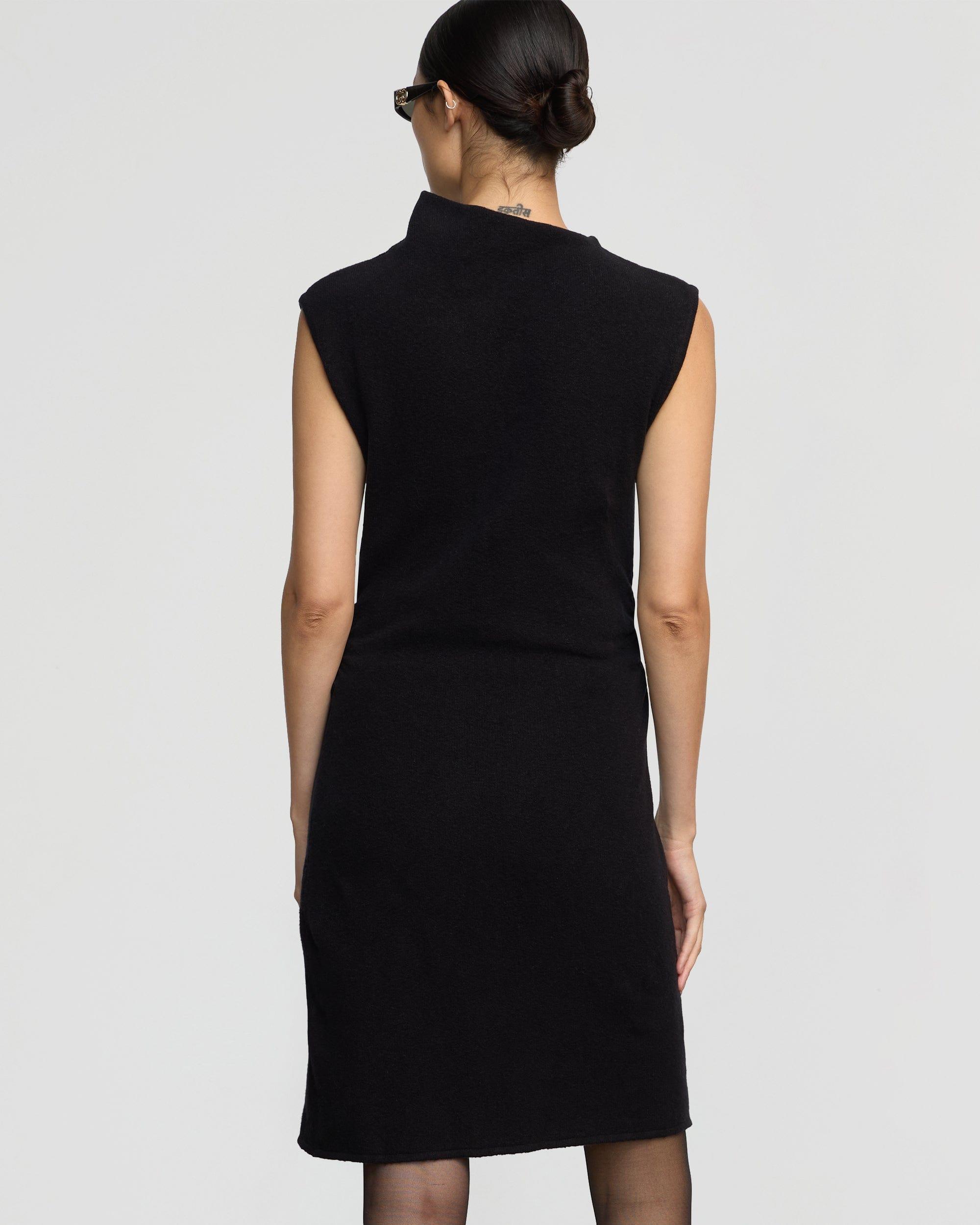 Alaia Asymmetric-Neck Mini Dress Product Image