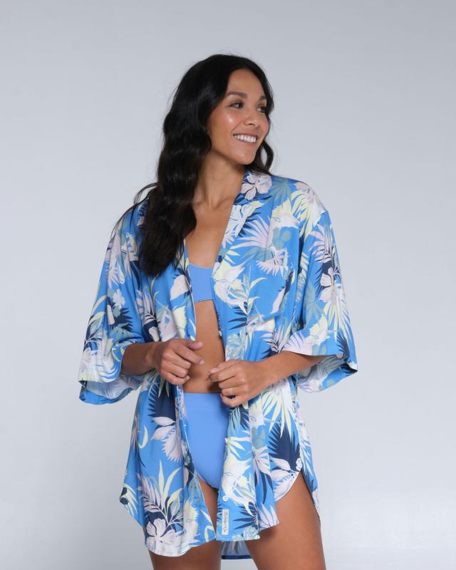 Desert Island Cover Up - Bahama Blue Product Image