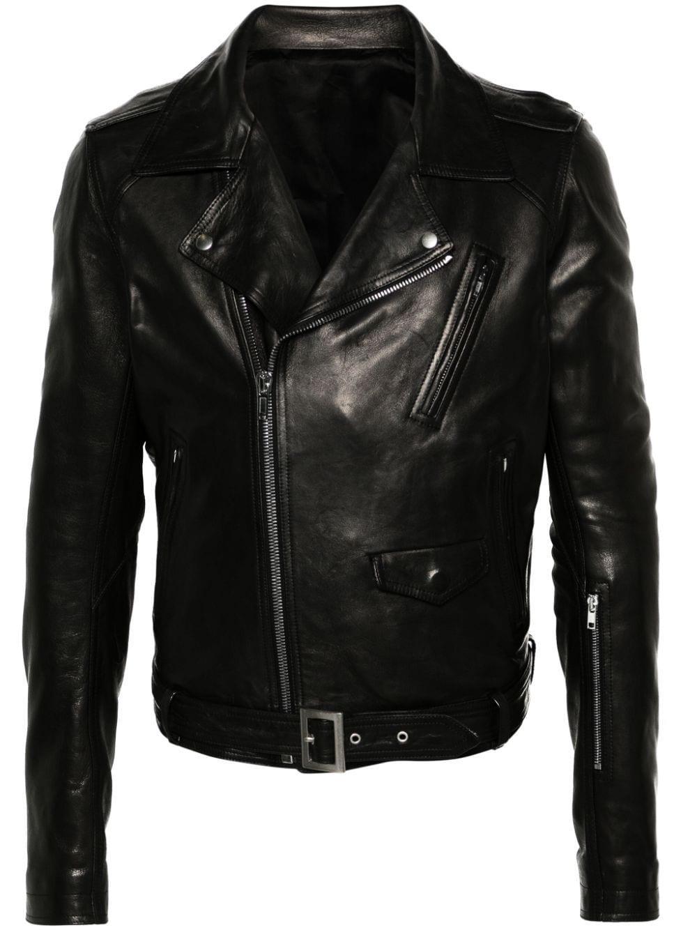 Leather Jackets In Black Product Image