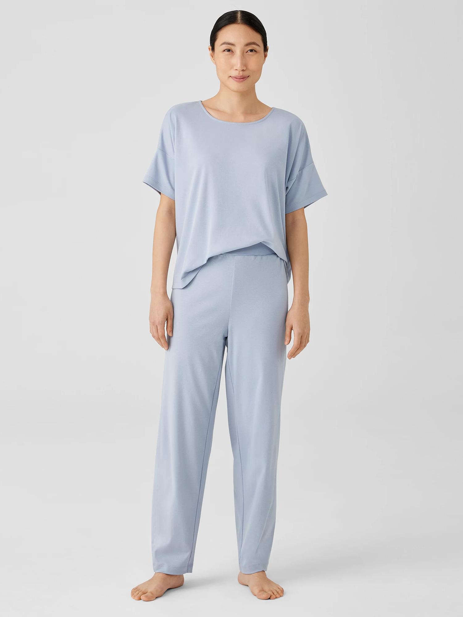 EILEEN FISHER Organic Cotton Interlock Lantern Sleep Pantfemale Product Image