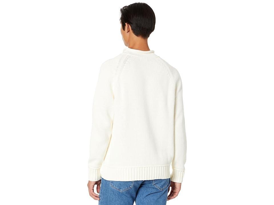 L.L.Bean Signature Organic Cotton Rollneck Sweater (Sailcloth) Men's Clothing Product Image