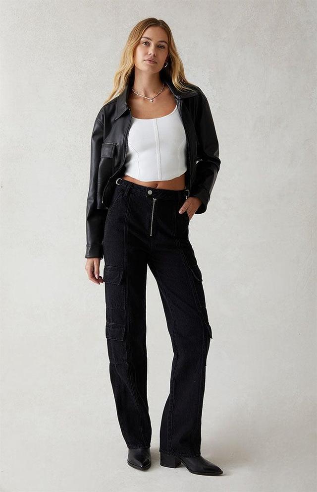 Women's Eco '90s Boyfriend Cargo Jeans - Product Image