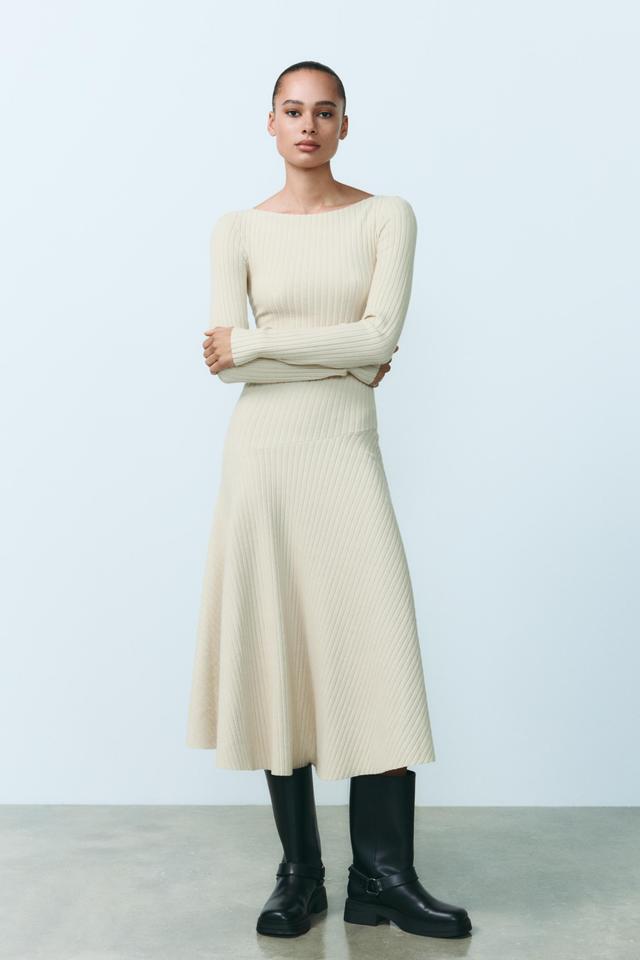 RIBBED SOFT DRESS Product Image