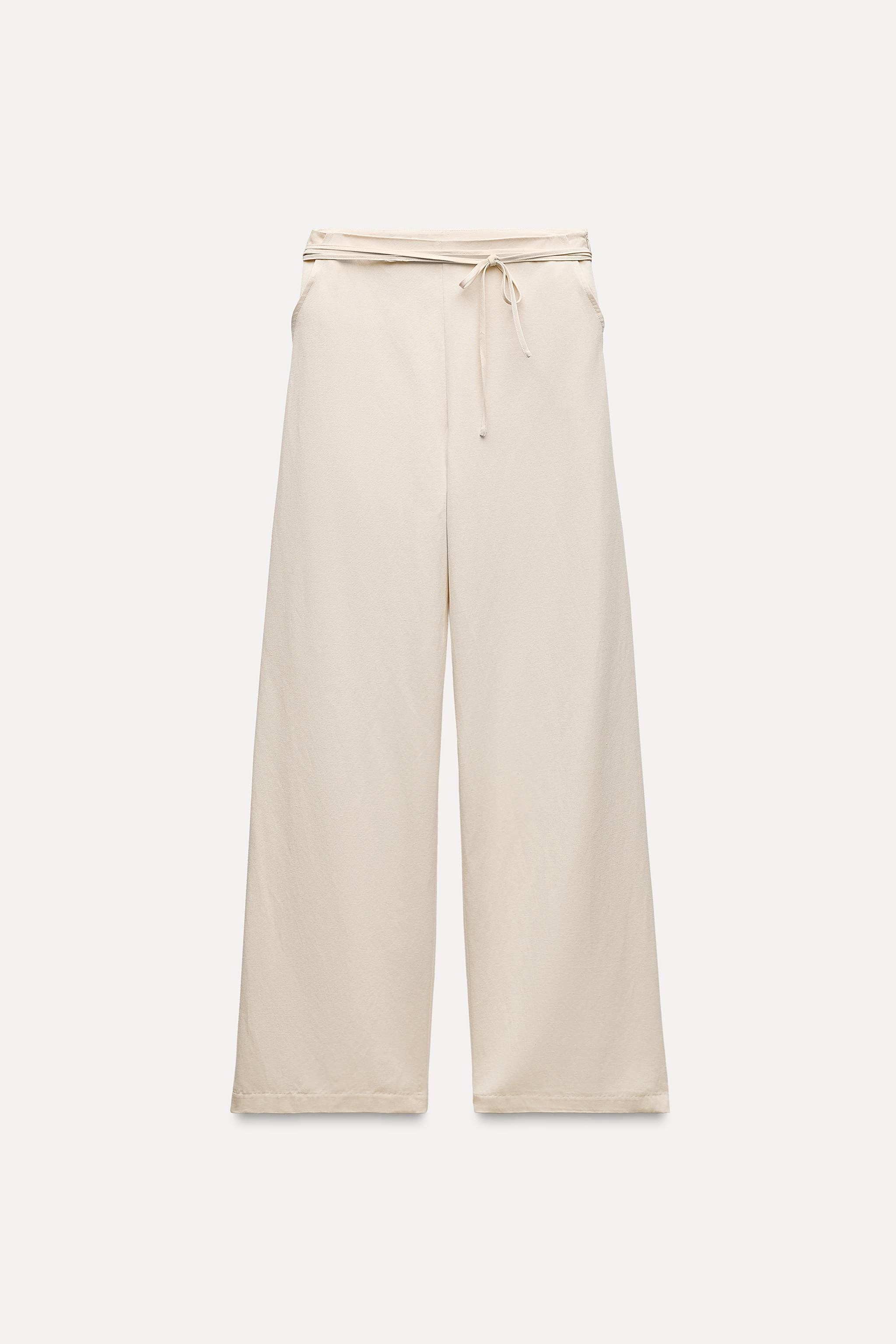 FULL LENGTH PANTS WITH BELT Product Image