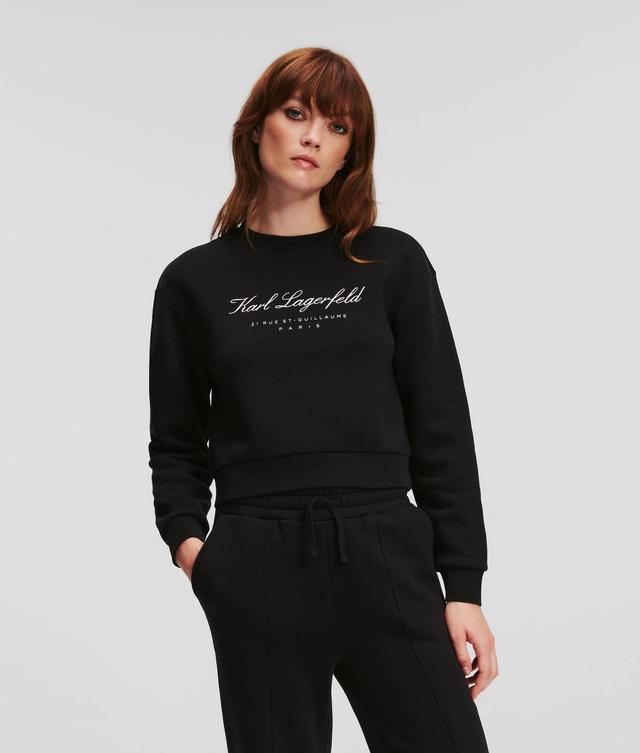 HOTEL KARL CROPPED SWEATSHIRT Product Image