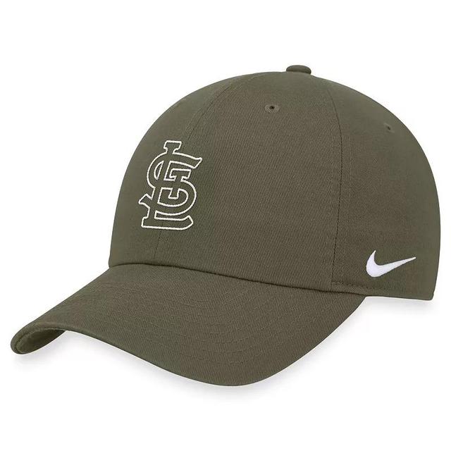 Mens Nike Olive Baltimore Orioles Club Adjustable Hat Product Image