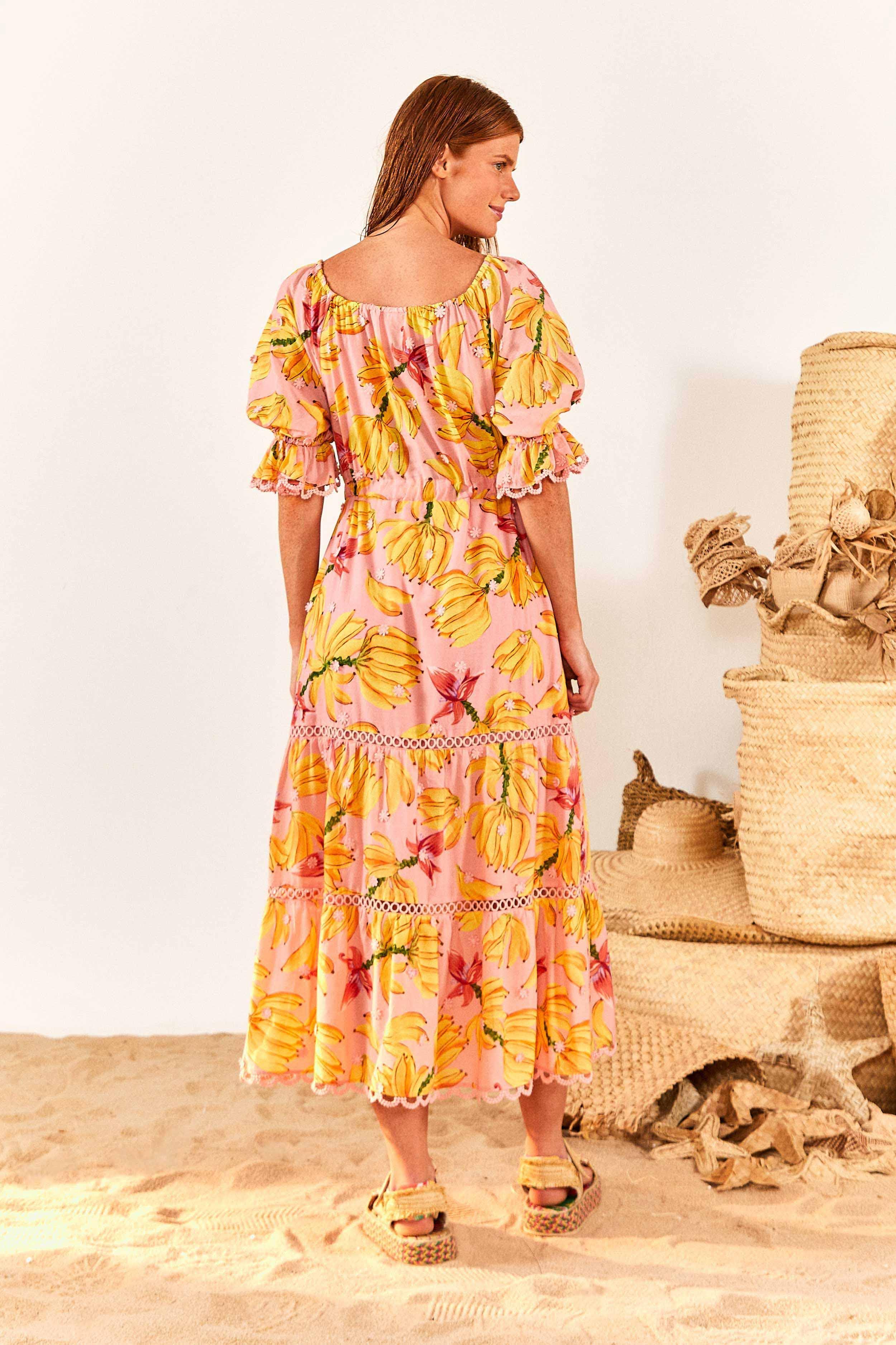 BANANA TASTE MIDI DRESS Product Image