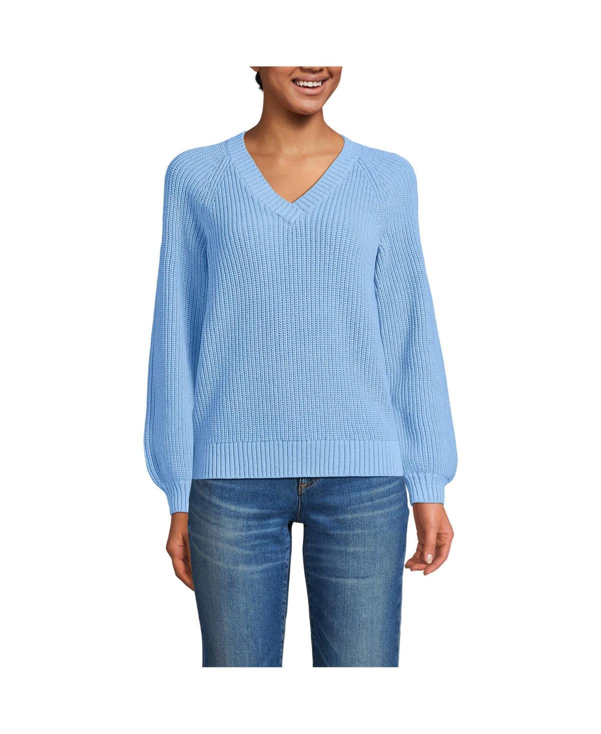 Lands End Womens Drifter Balloon Sleeve Sweater Product Image