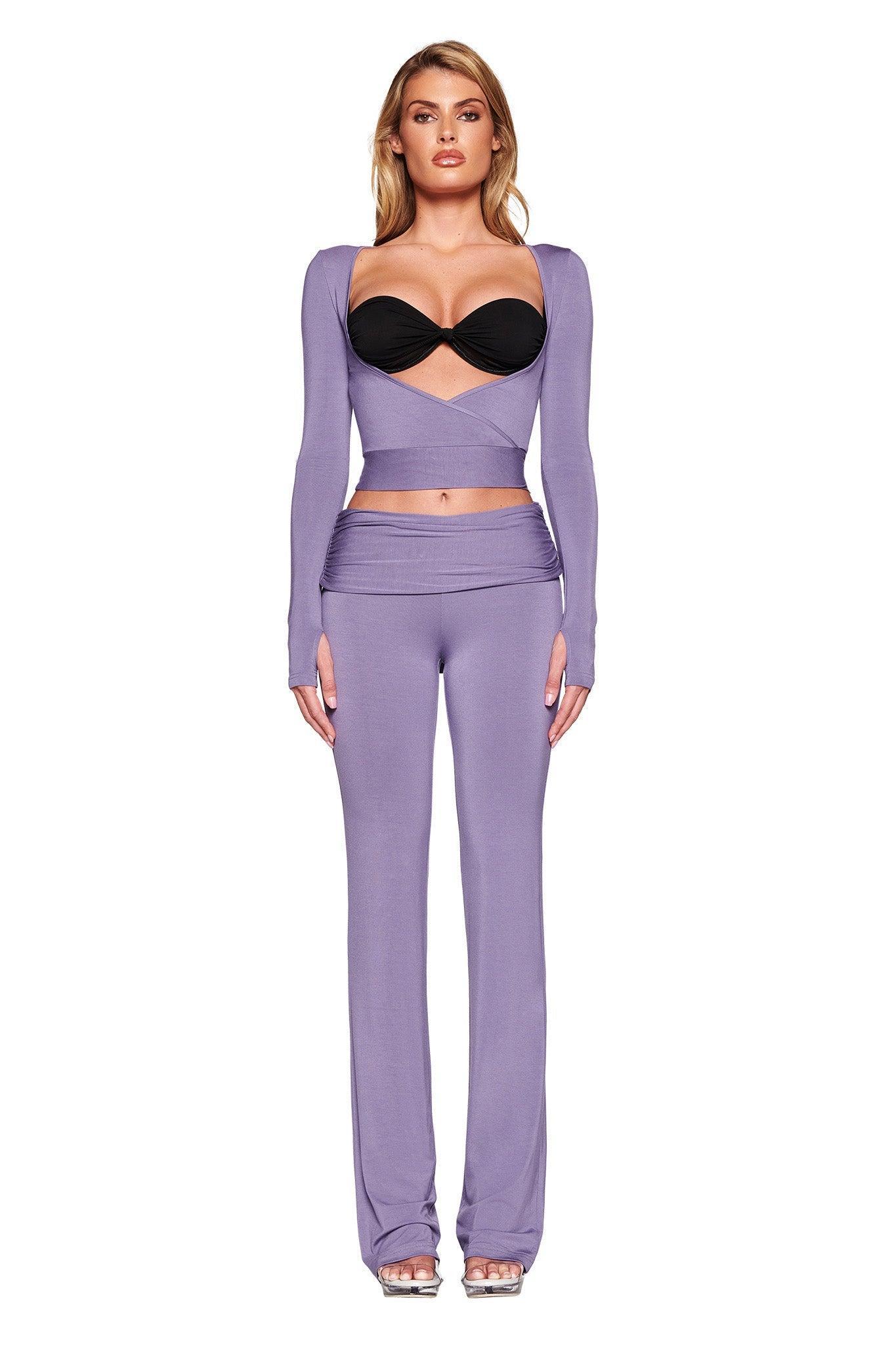 STELLA TOP - PURPLE : DUSTY LILAC Product Image